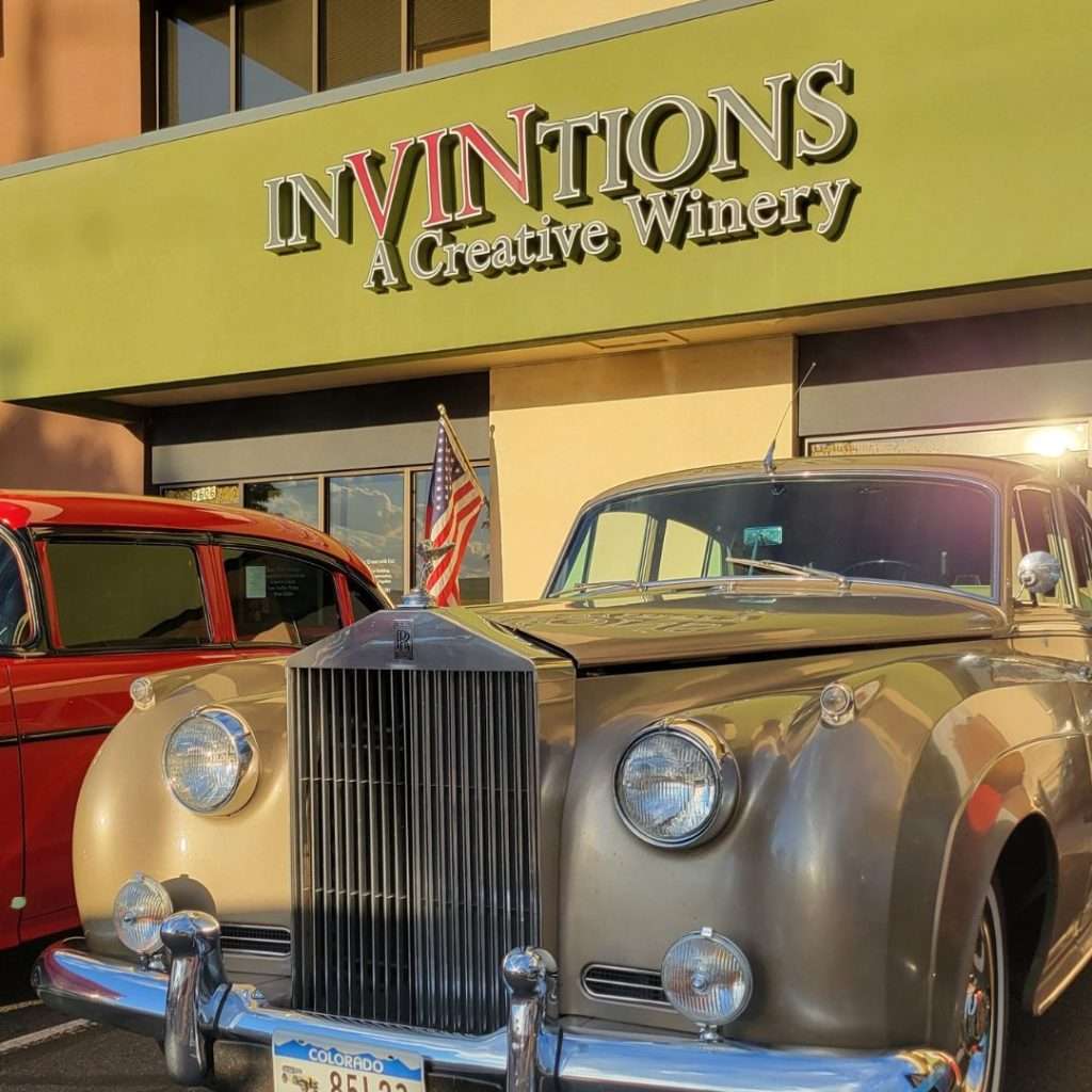 Car in front of InVINtions
